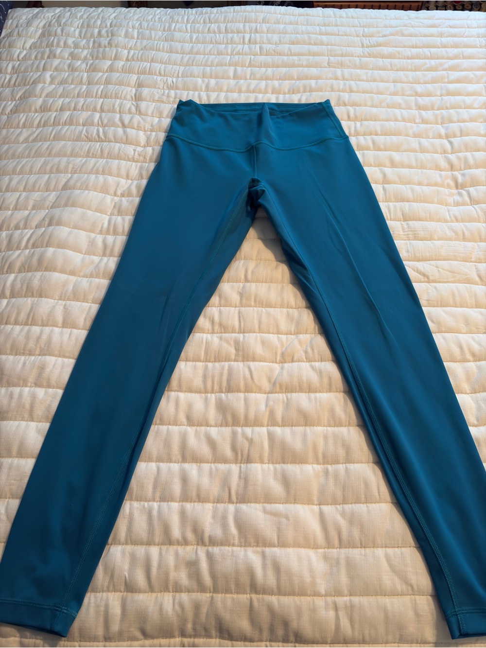 Lululemon Wunder Train Teal High-Waist Active Leggings Sixe 10
